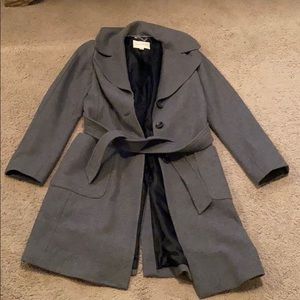 Wool Blend Trench Coat